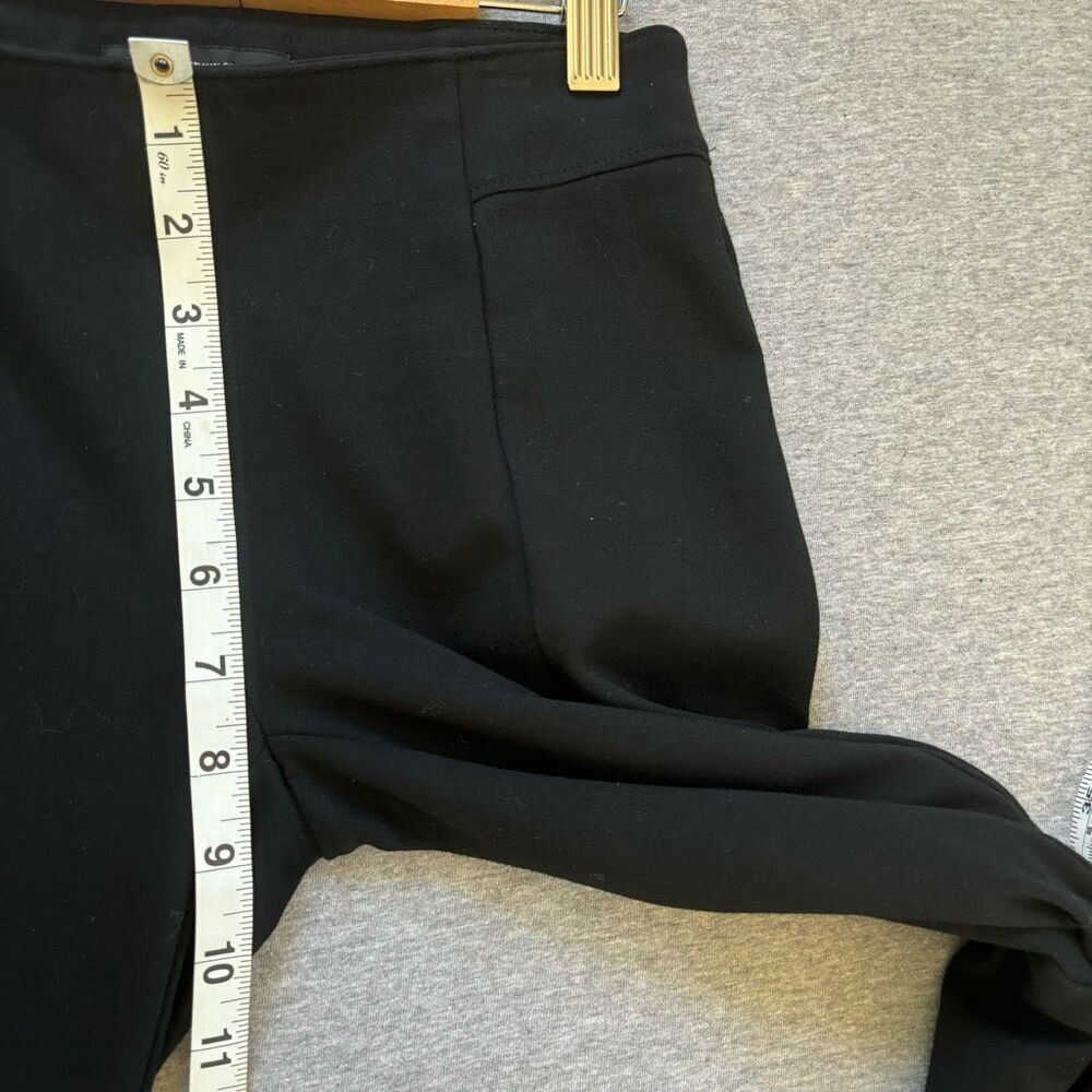 International Concepts INC NWOT black crop ankle flare pull on pants size 0 peti - Picture 5 of 7